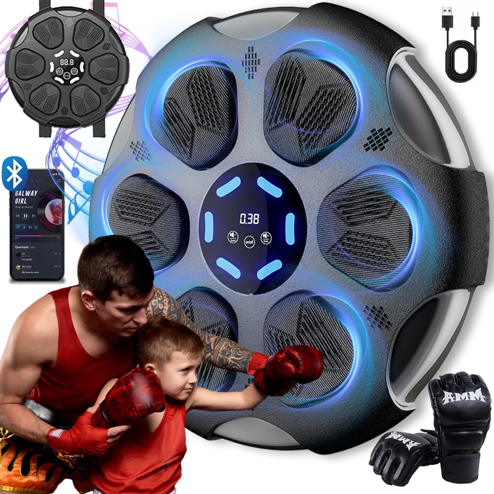 Hudba Pro Box Děti Boxovací Terč S Bluetooth 1200MAH