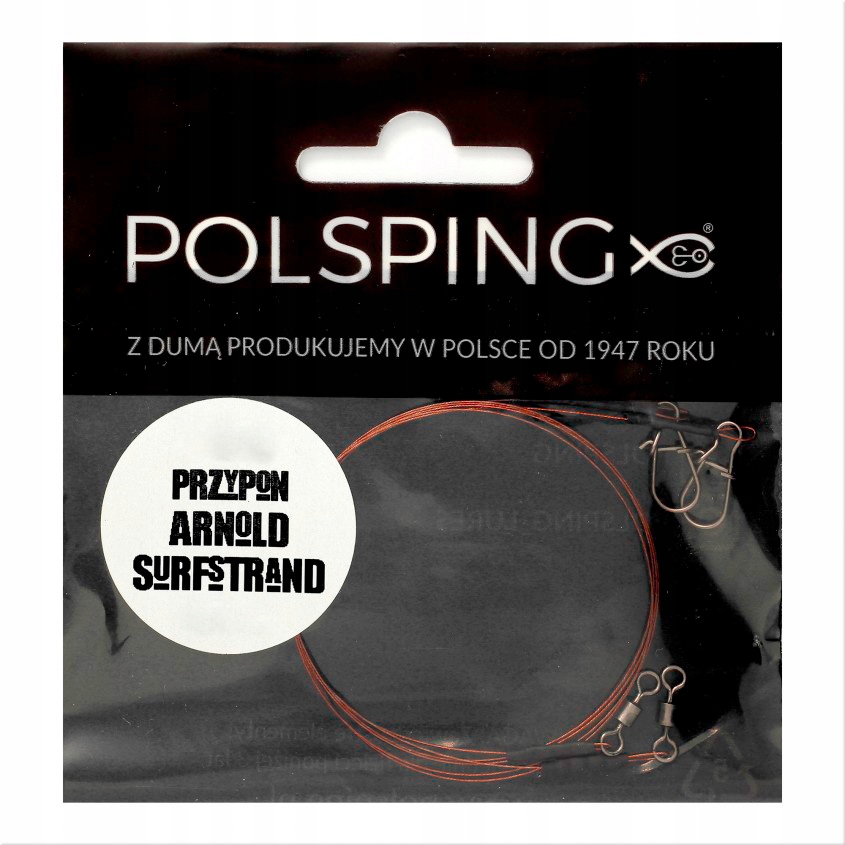 

Przypon Polsping Surfstrand 1x19 3kg 30cm 2szt.