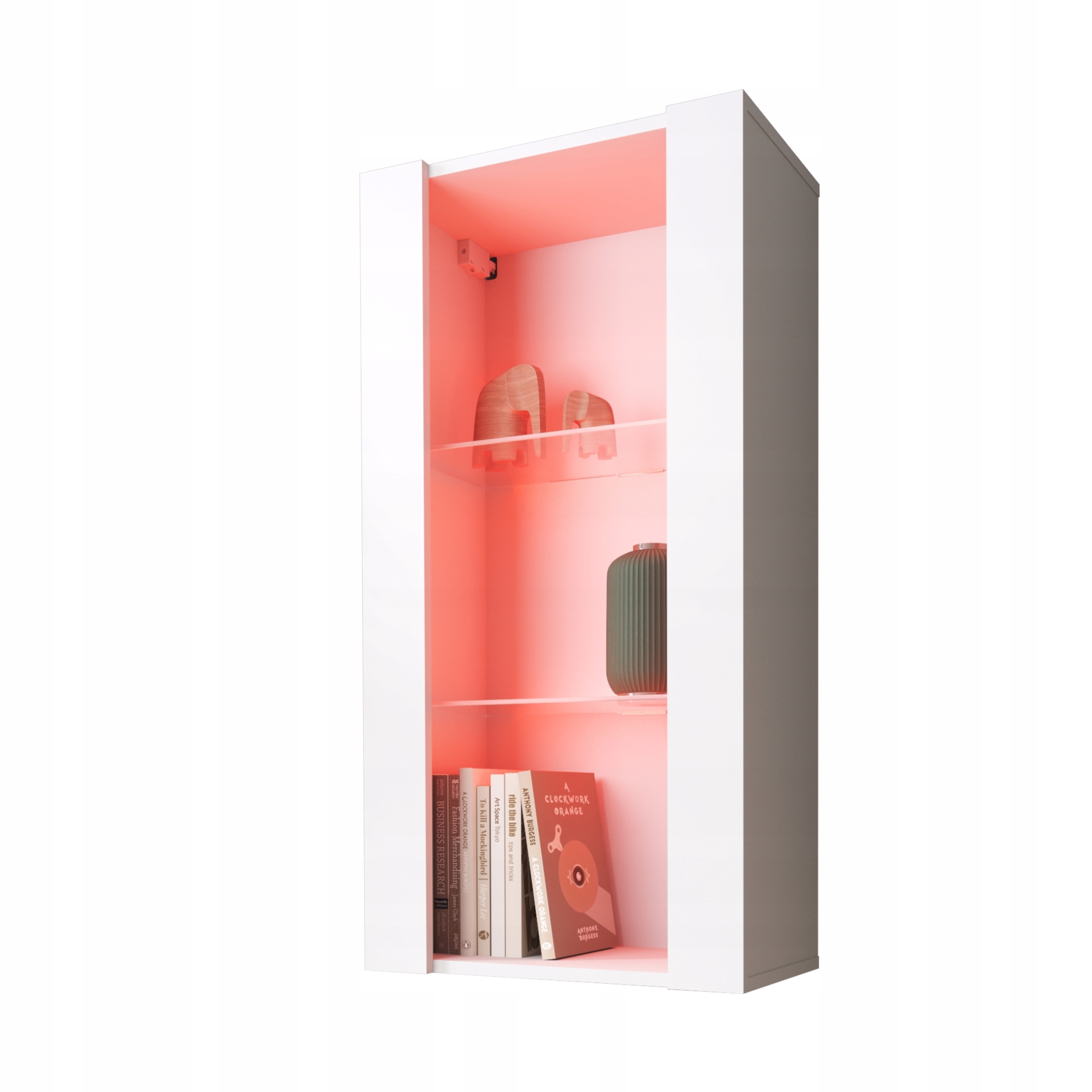 komodee Tivoli Závesná vitrína Vertical 100 Biela Rgb Led