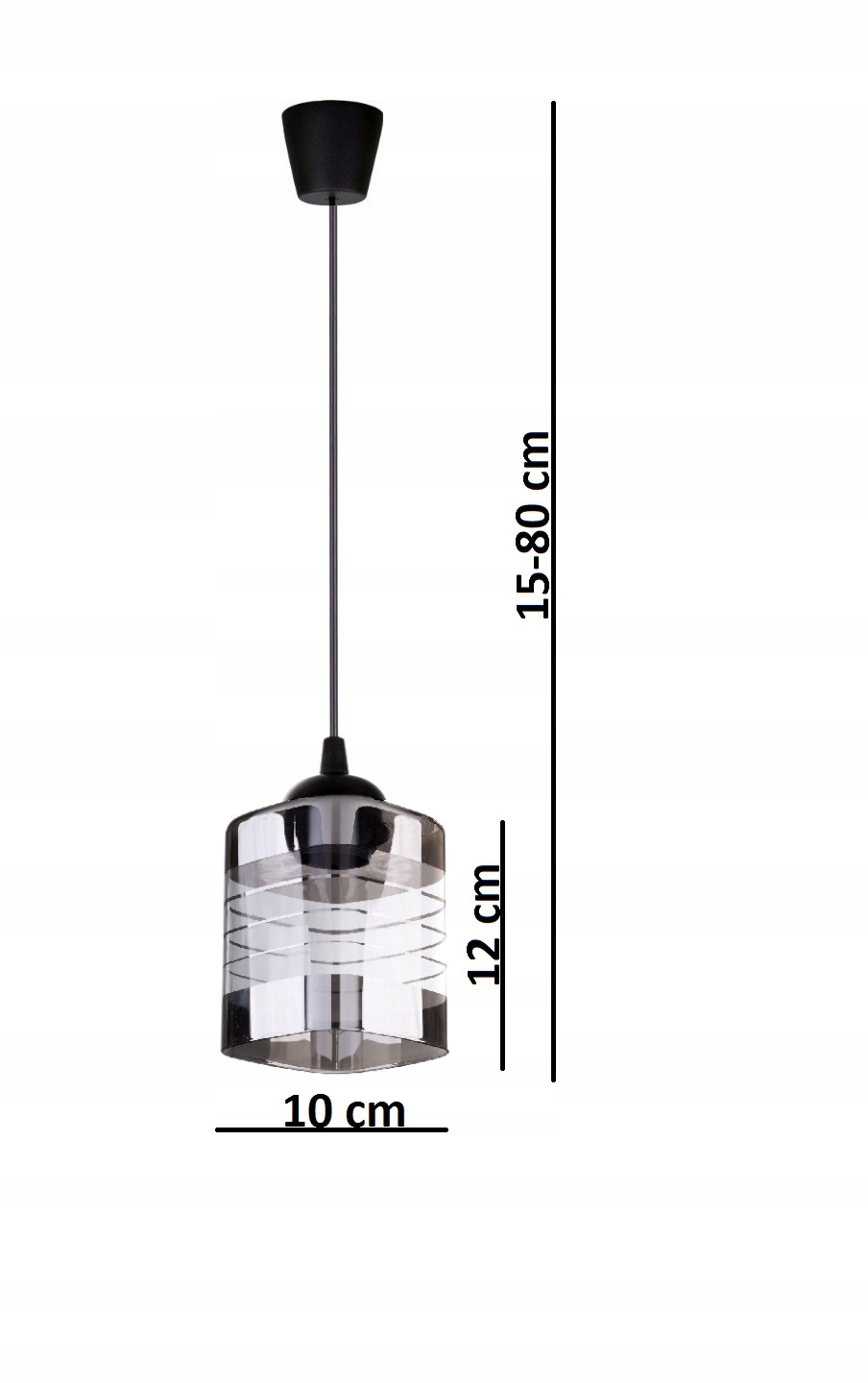 Szklana Lampa Wisząca Sufitowa Żyrandol Plafon LED Marka Light