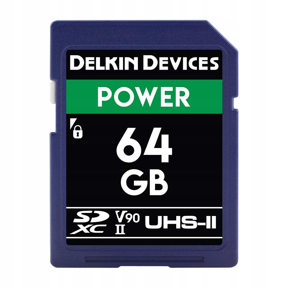 Delkin Devices 64 Gb Power Sdxc Uhs-ii (U3/V90)