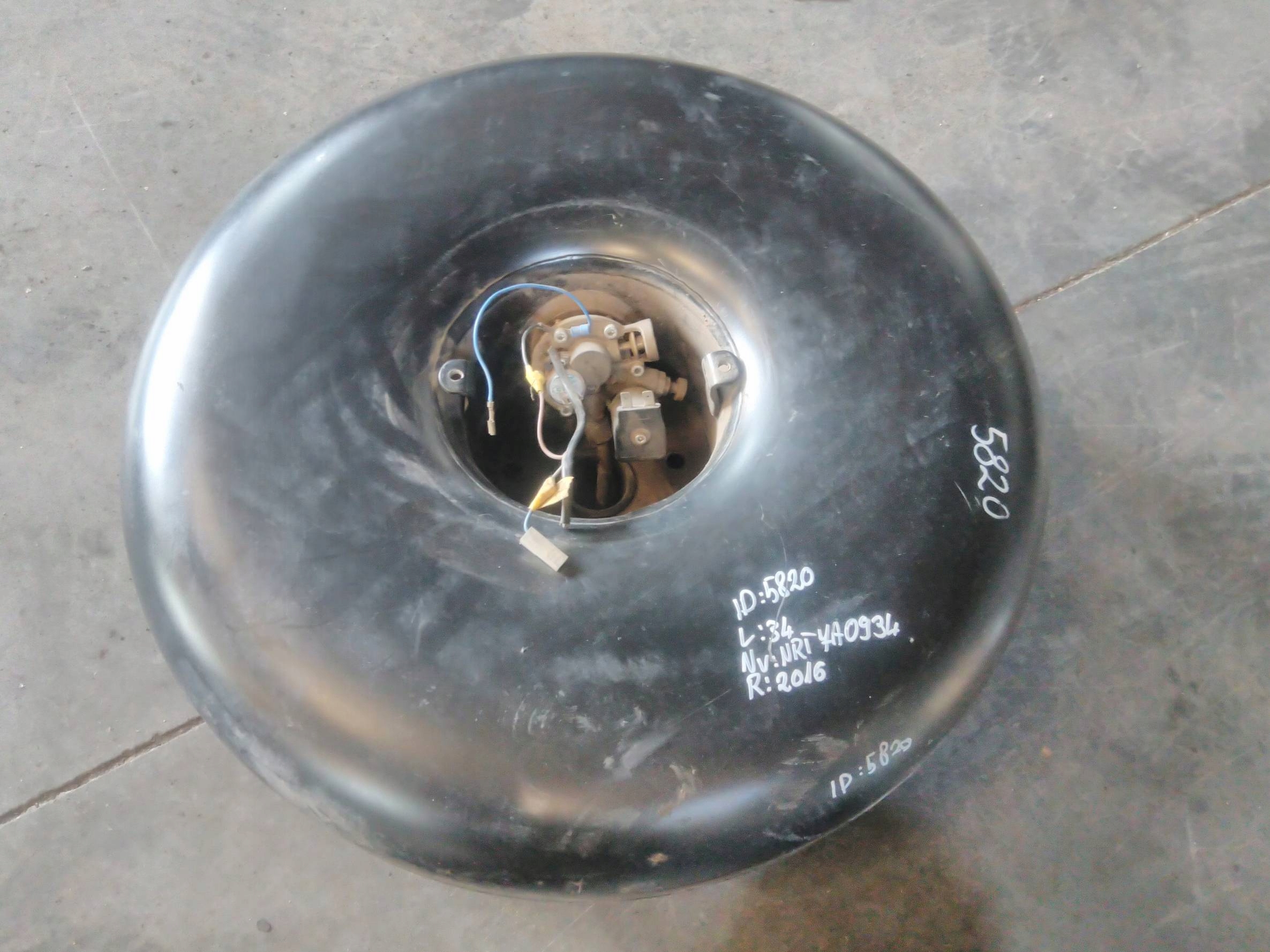 BUTLA GAZOWA LPG 34L 2026R W KOŁO PAPIER + ZAWÓR