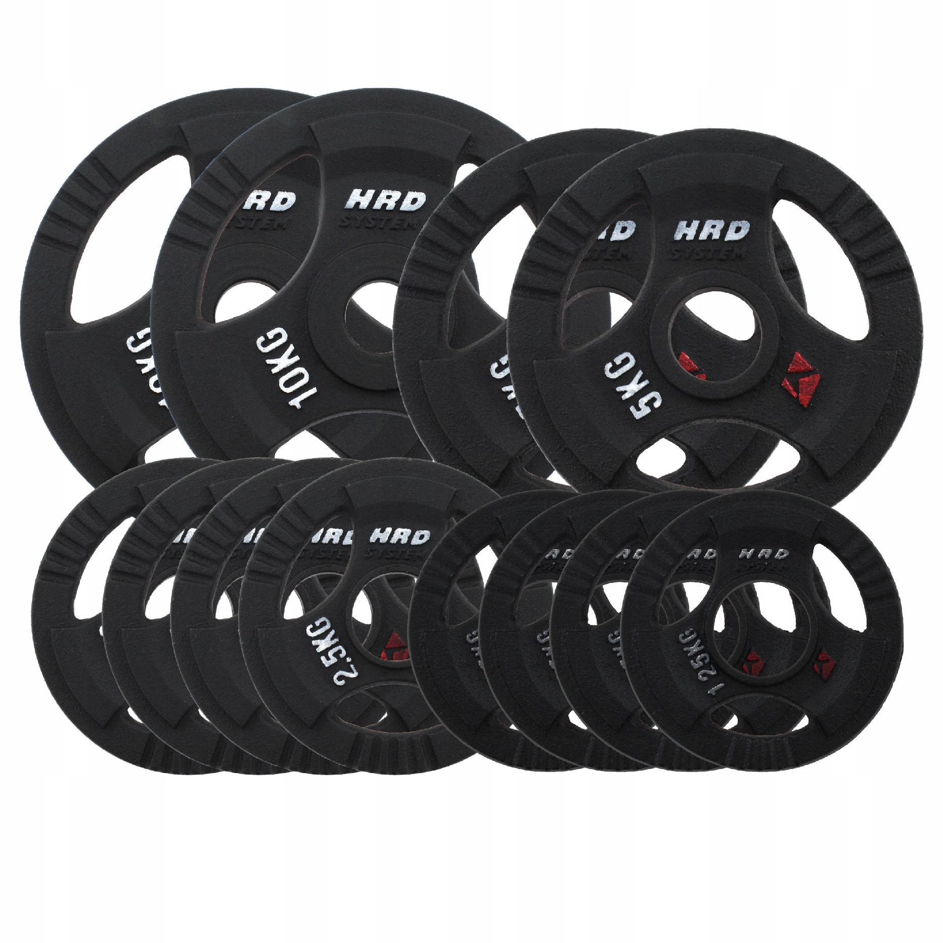 Hrd System Zestaw Obciążenie Olimpijskie żeliwne 50mm 45kg Talerze
