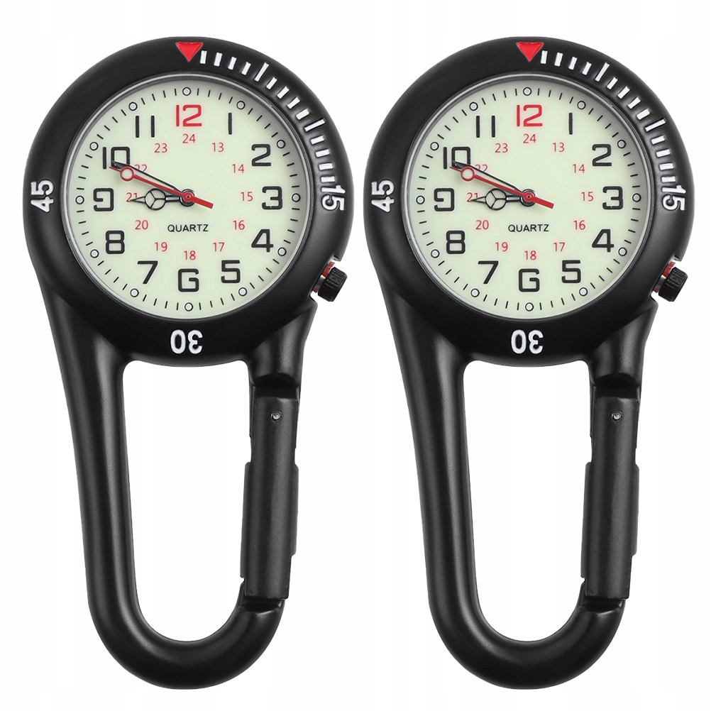 ZEGARKI Z KLIPEM NA ZEGARKU 2 SZT