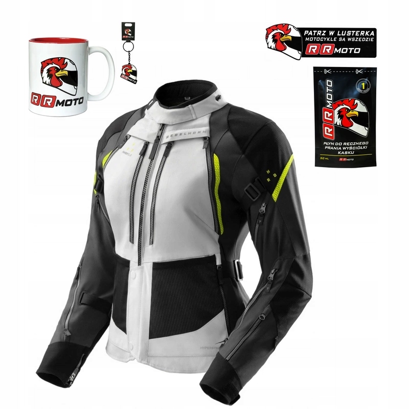 Dámska bunda Rebelhorn Hardy 3.0 Lady Black/grey/fluo Yellow Darčeky
