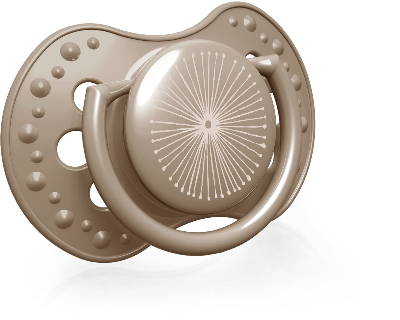 LOVI SMOCZEK DYNAMICZNY HARMONY GIRL 2SZT. 6-18M Kolor odcienie brązu i beżu