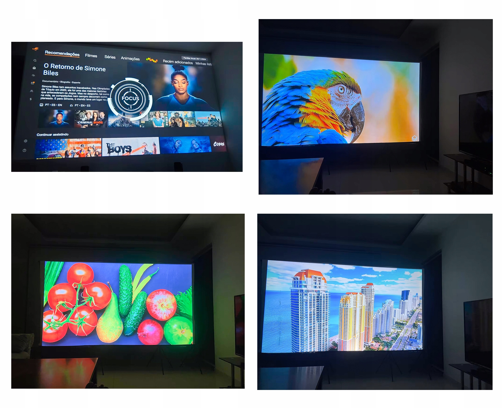 MEGA JASNY! RZUTNIK PROJEKTOR LED ANDROID JAKOŚĆ 30000 LM maXvision PREMIUM Waga produktu z opakowaniem jednostkowym 4 kg