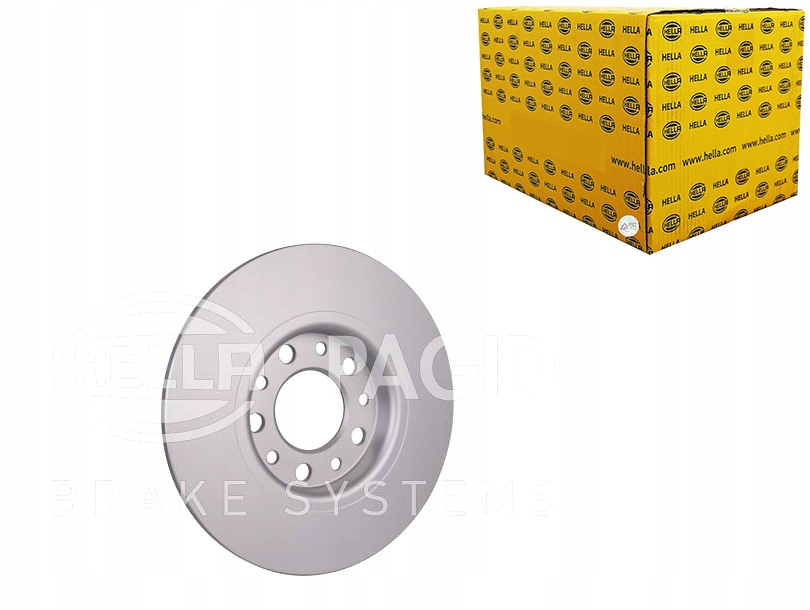 TARCZE HAMULCOWE 2SZT. MALOWANE TYŁ CHRYSLER JEEP HELLA