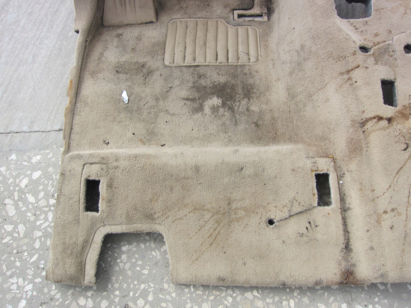 BMW X5 E70 mats floor front BEIGE