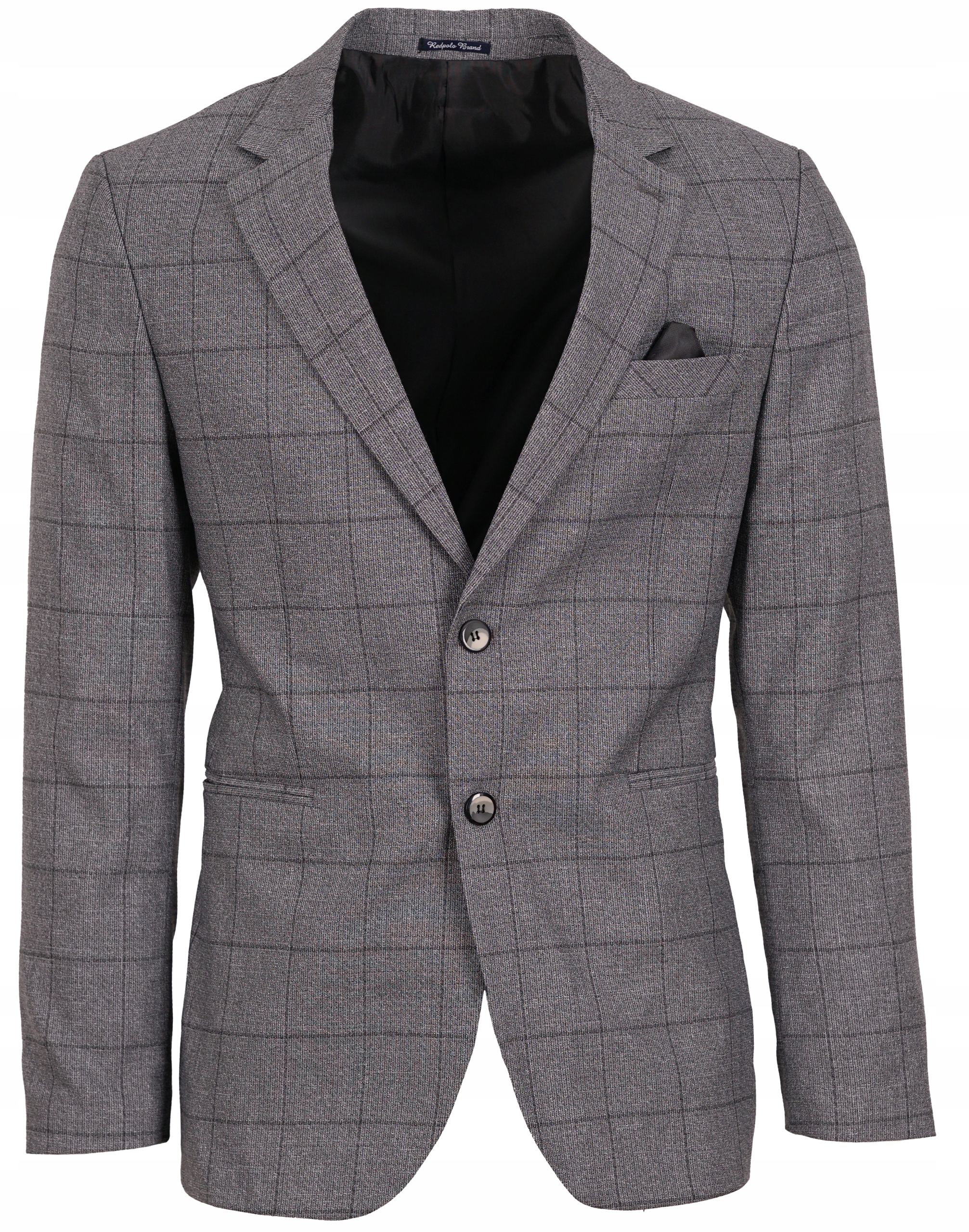 MARYNARKA MĘSKA SIWA W KRATĘ WIZYTOWA ELEGANCKA CASUAL TURECKA BIZNESOWA 58 Marka inna