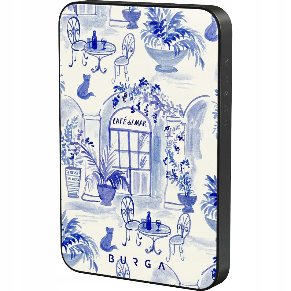 Powerbank bezprzewodowy do MagSafe Qi Usb-c, Burga, 5000mAh Pd 20W, szybki