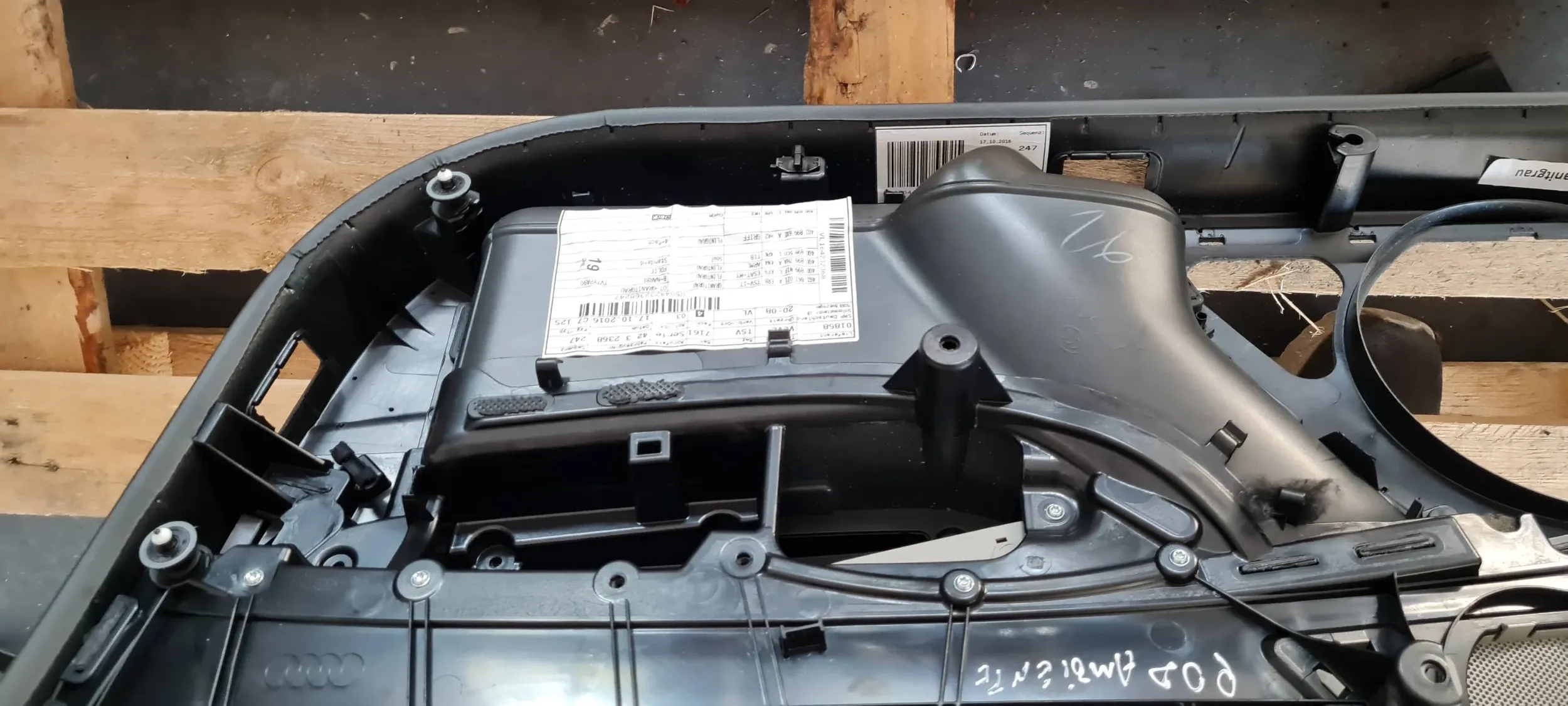 A6 C7 4G LIF side door left front front FLINTGRAU 4G1867104C