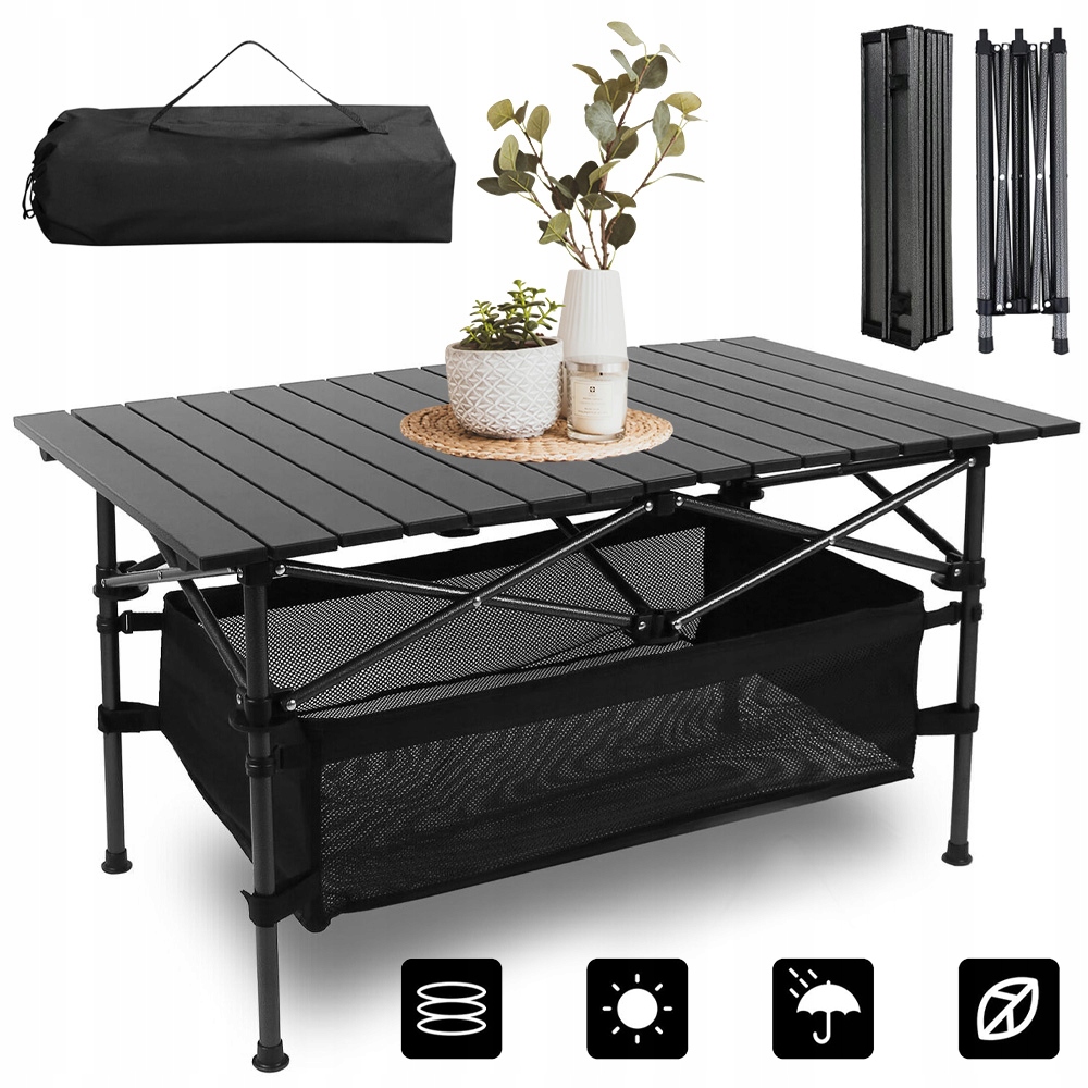 Stolik Turystyczny Stół Składany Ogrodowy Rozkładany Przenośny Na Balkon