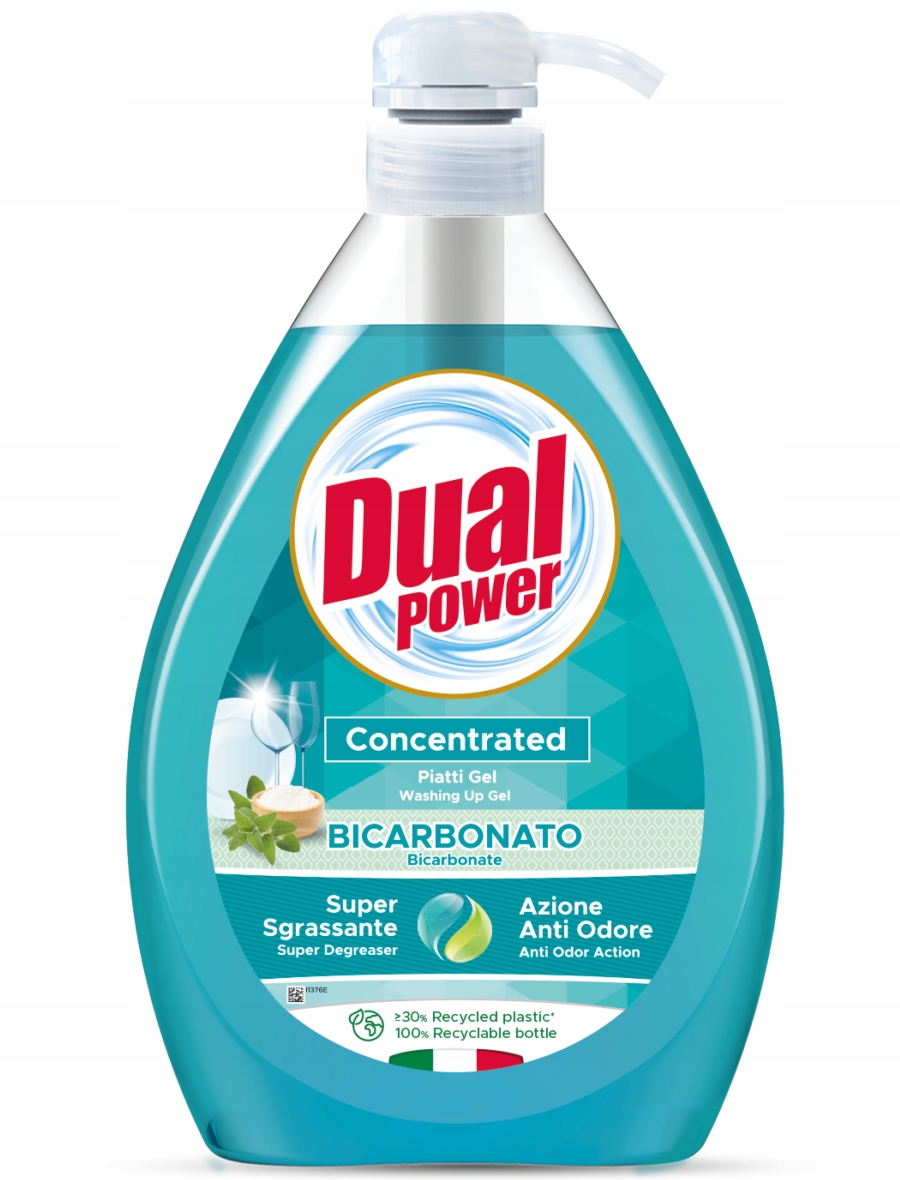 

Dual Power Płyn Do Mycia Naczyń Sodowy 1L