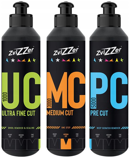 ZviZZer UC1000 MC3000 PC5000 ZESTAW PAST POLERSKIC