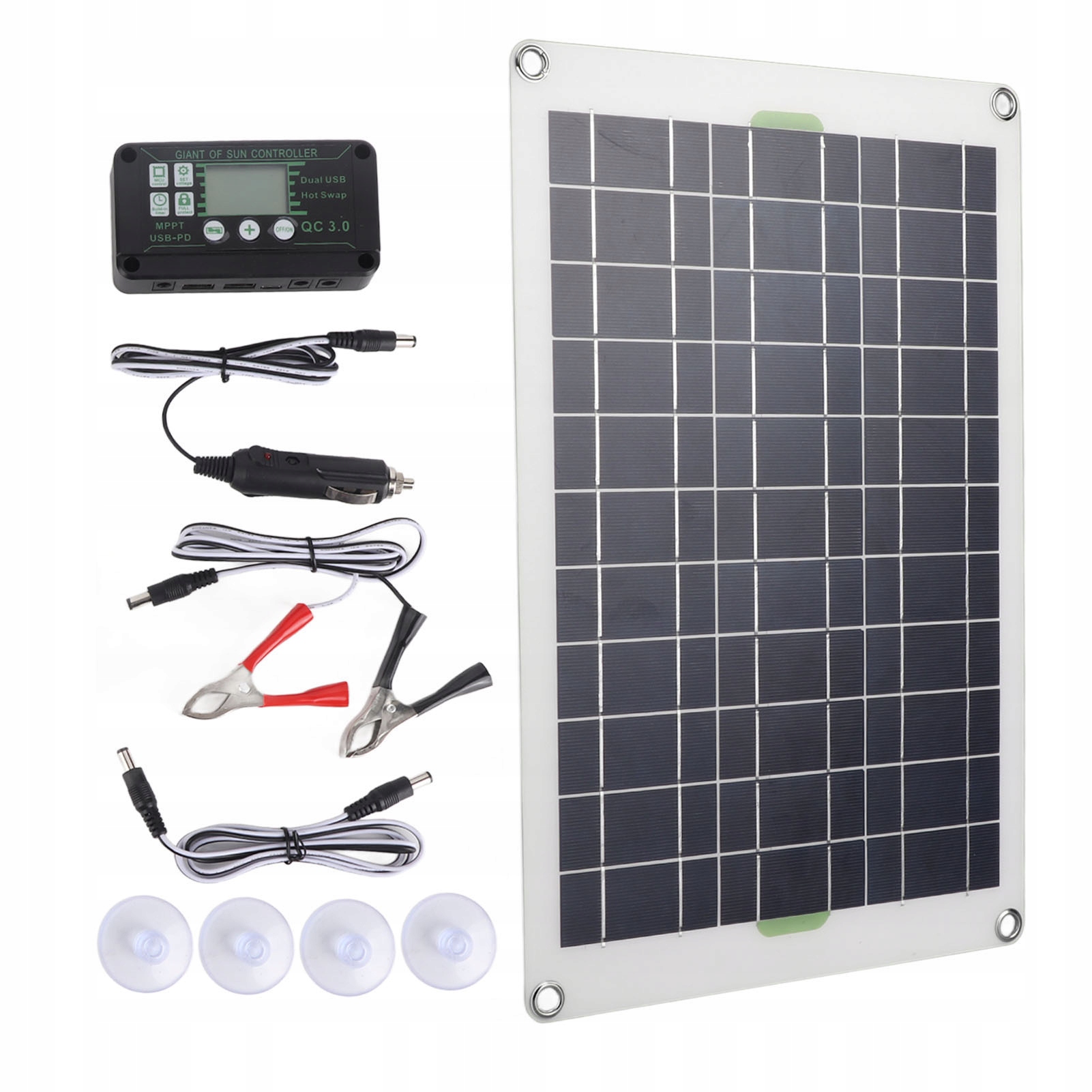 Sada Fotovoltaického Solárneho Panelu Poli 50W 12V Regulátor Nabíjania 30A