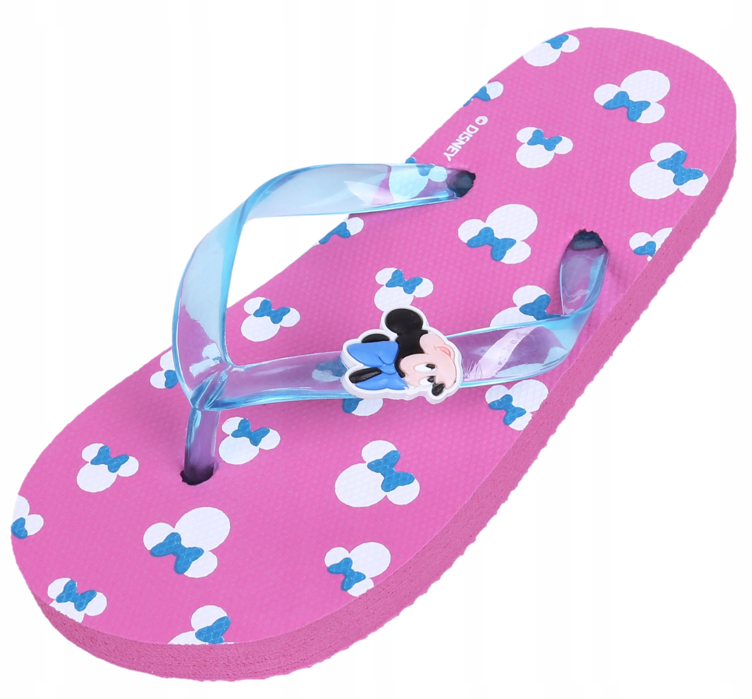

Różowe dziewczęce japonki Myszka Minnie 28/29