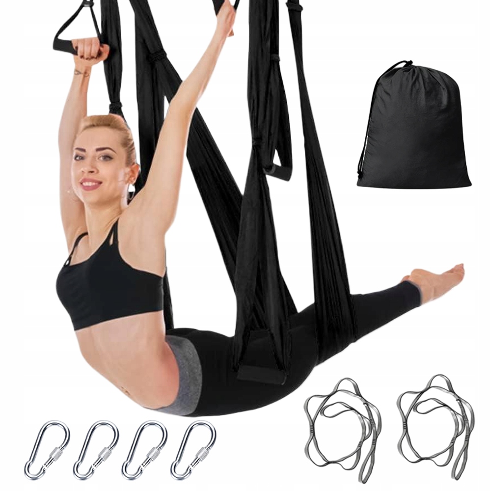 Chusta Akrobatyczna Do Jogi Rociągania Mięsni Materiałowa Szarfa Stretching