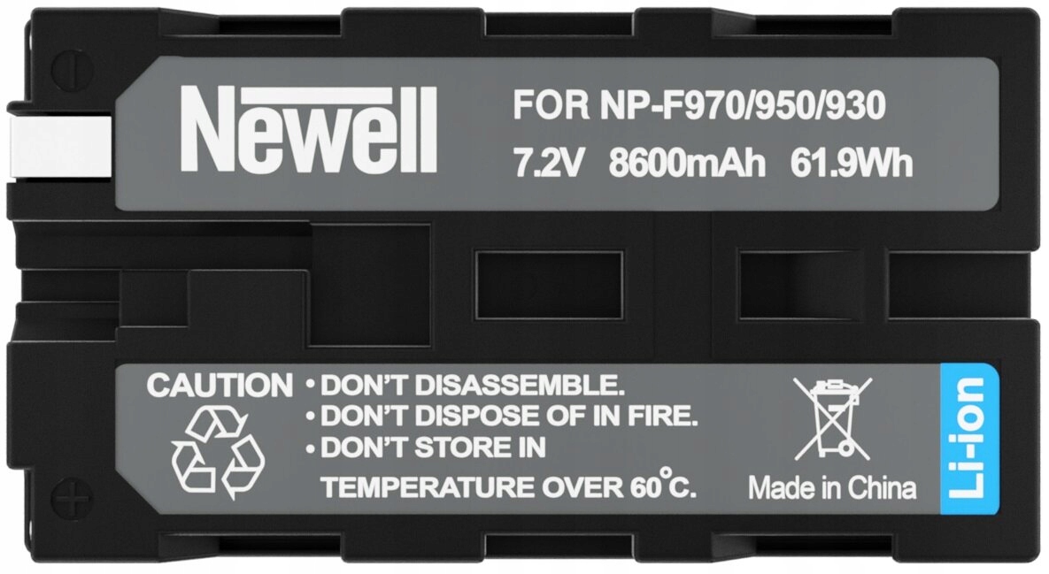 Akumulator NEWELL NP-F960/NP-F970 Sony 8600mAh