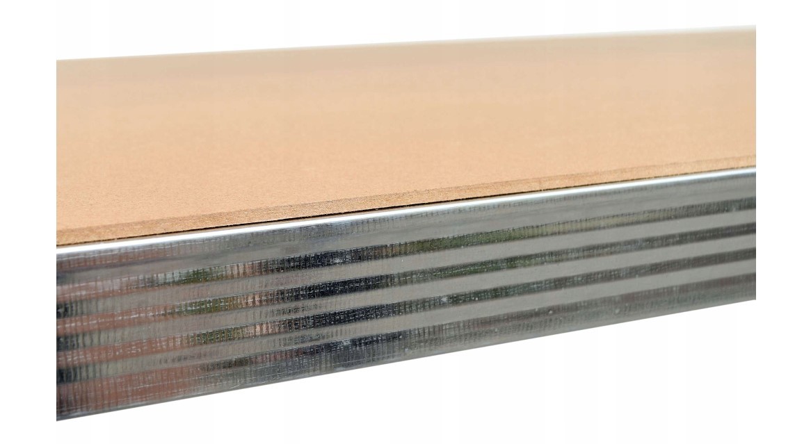 REGAL MAGAZYNOWY NAROZNY METALOWY MDF 175KG GARAZ Material metal