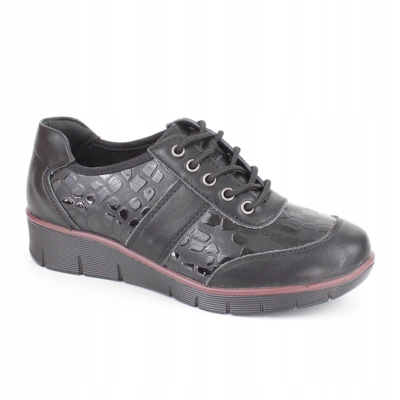 Filippo DP028 Černé Šněrovací Polobotky Kůže vel 40