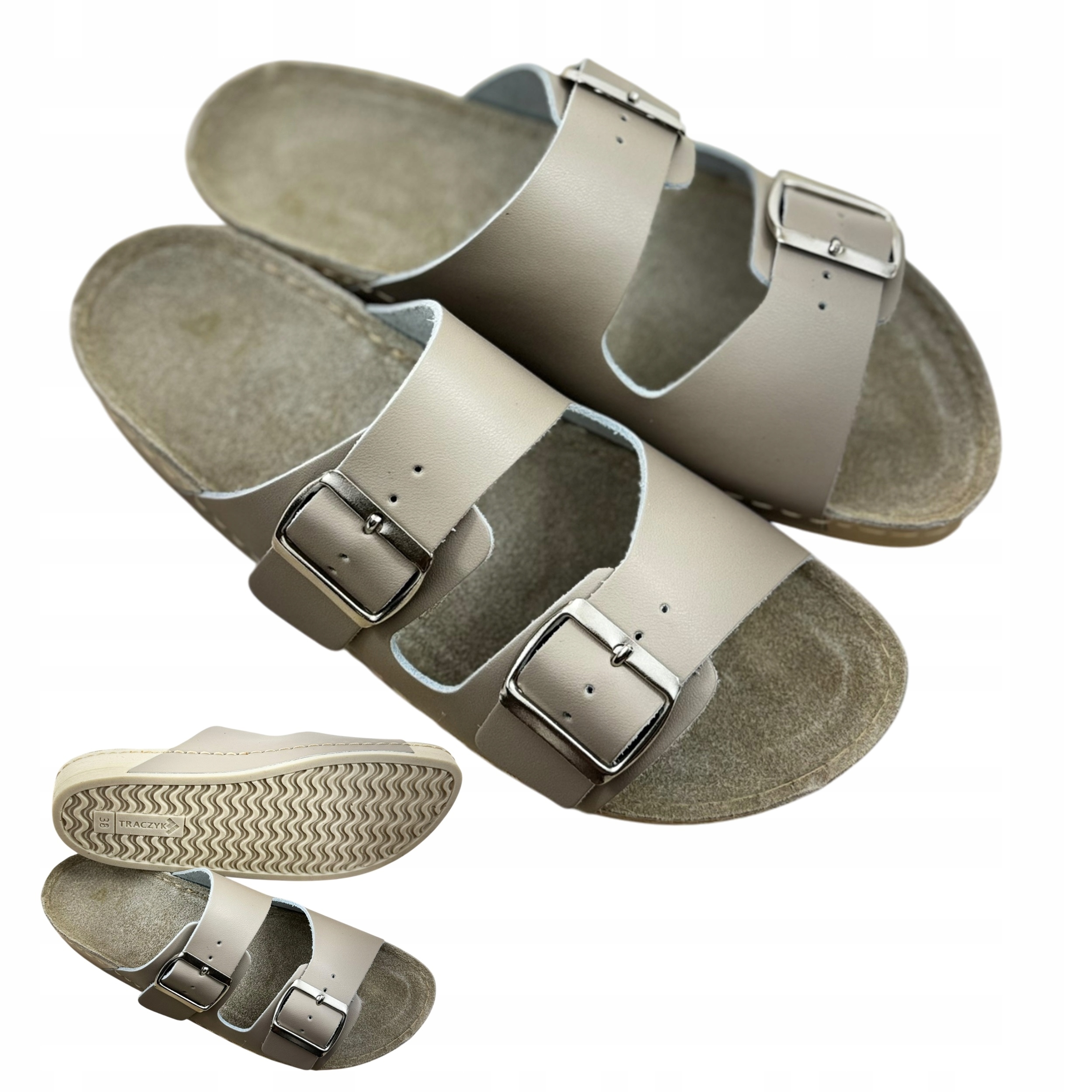 Nazouváky Anatomické Kožené Nastavitelné Béžové Profilované Traczyk vel. 41