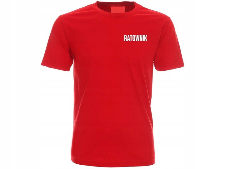 RATOWNIK STRAŻ T-shirt KOSZULKA Bawełna r. M Marka inna