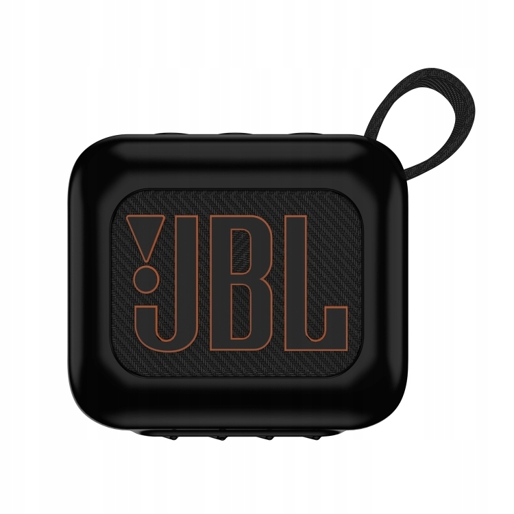 For JBL Go 4 Bluetooth Speaker Silicone Case Black
