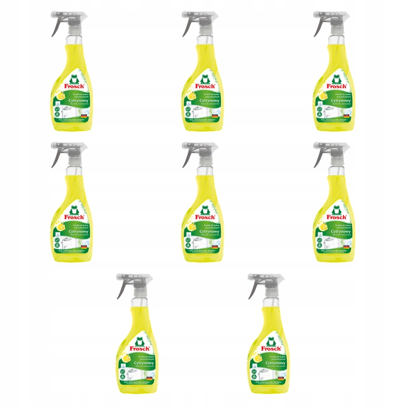 Frosch Citronový čistič sprchových koutů 500 ml X8