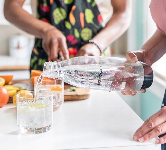 ZESTAW 2x BUTELKA FUSE SodaStream 0,5L SATURATOR Kolor dominujący czarny