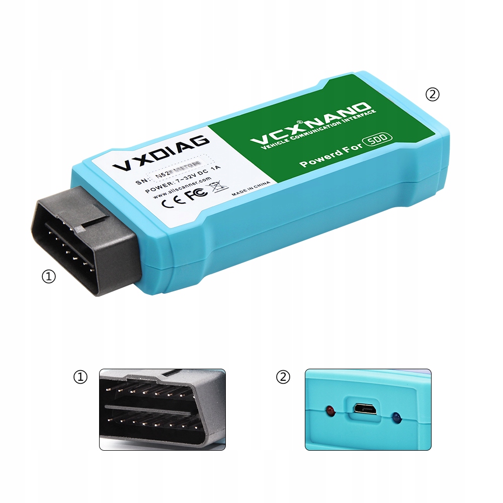 VXDIAG NANO Jaguar Land Rover do SDD interfejs Marka inna