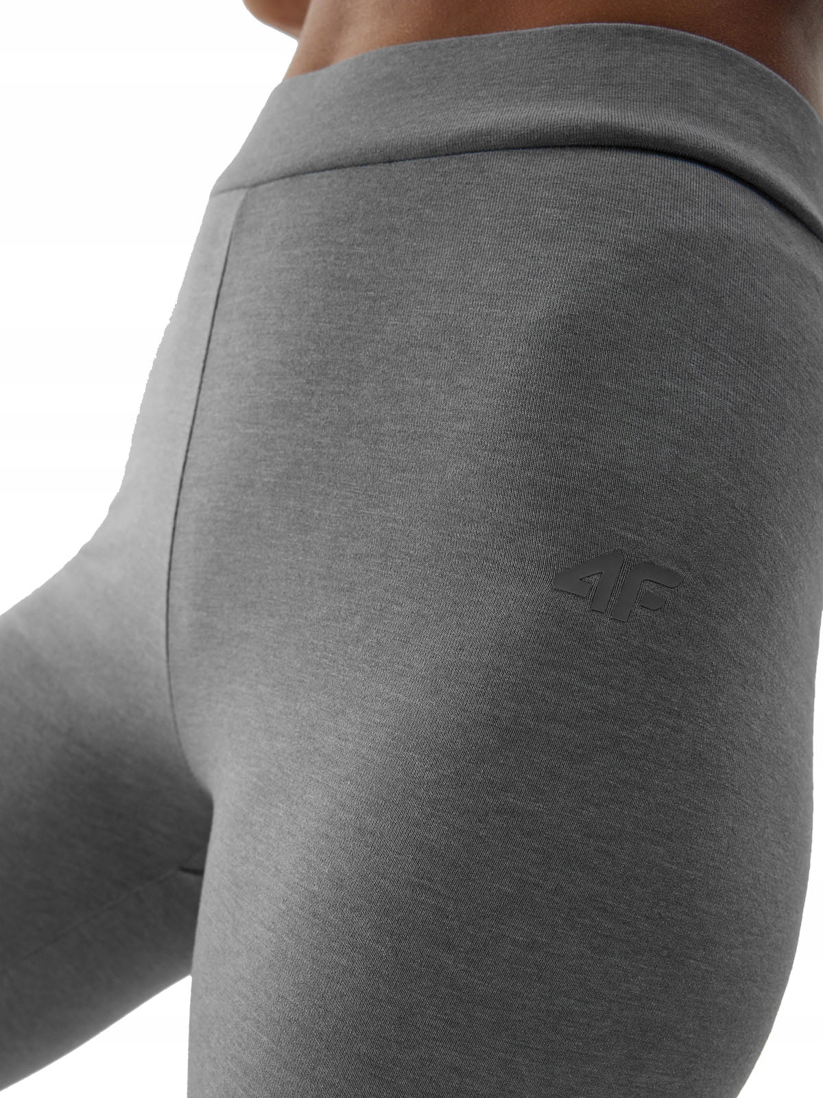 4F Legginsy damskie getry dzianinowe szare wysoki stan XL Marka 4F