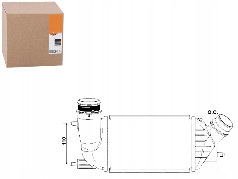 Mezichladič Nrf CNA4270 CN4270 8ML376900461 RA8210