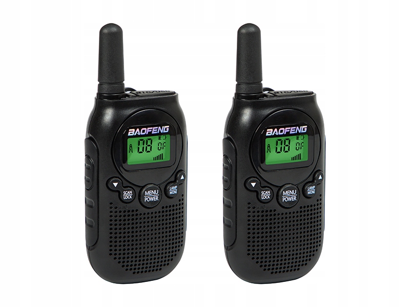 Baofeng Pmr BF-T6 Rádio vysílačka (2ks)
