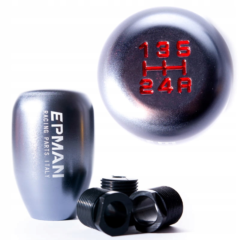 Epman Aluminiowa gałka zmiany biegów 5 biegów (Kolor Tytan) M8, M10, M12