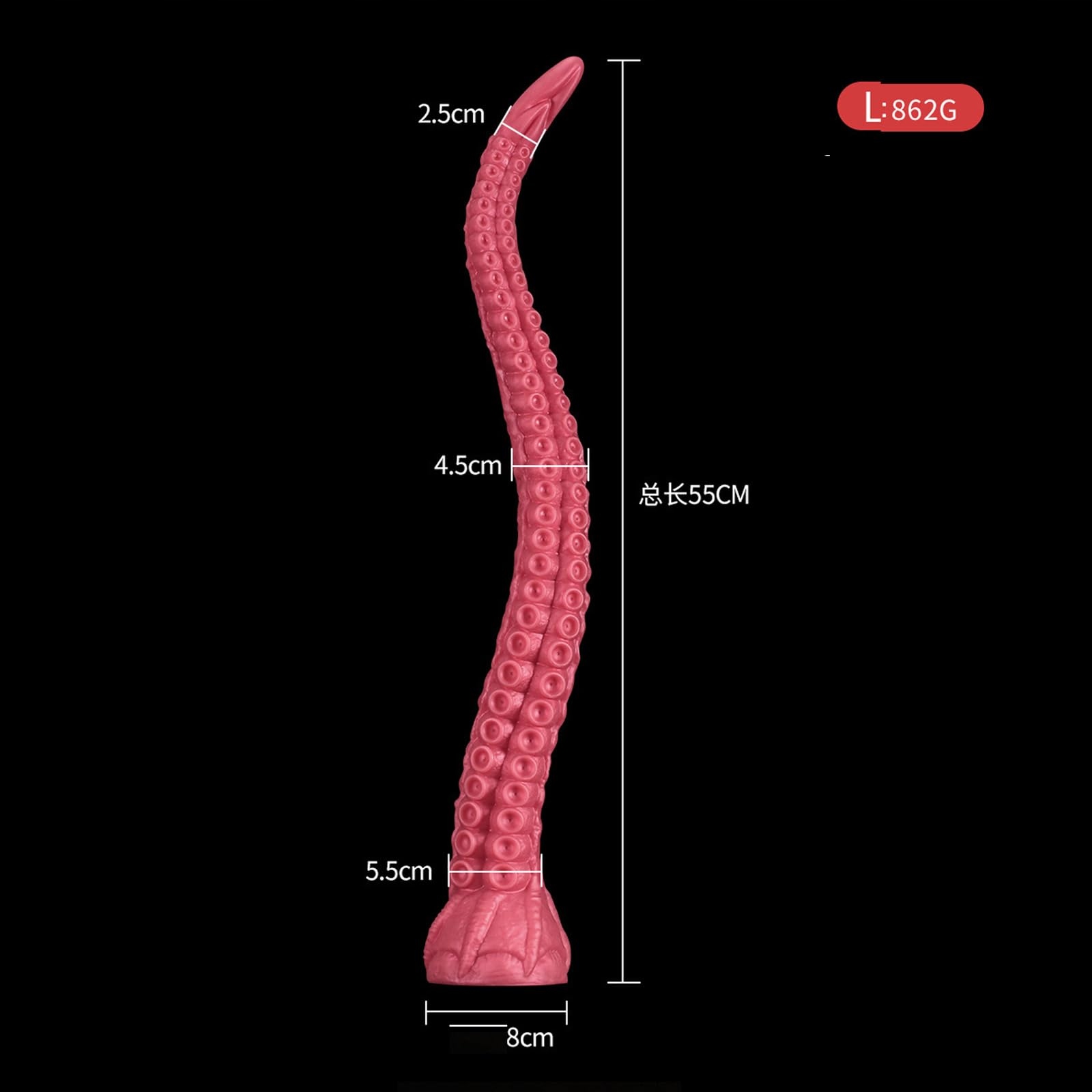 AMAZBEE Silikonowe Dildo Analne Tentacle Dla Mężczyzn i Kobiet SM (L) — miniatura 6