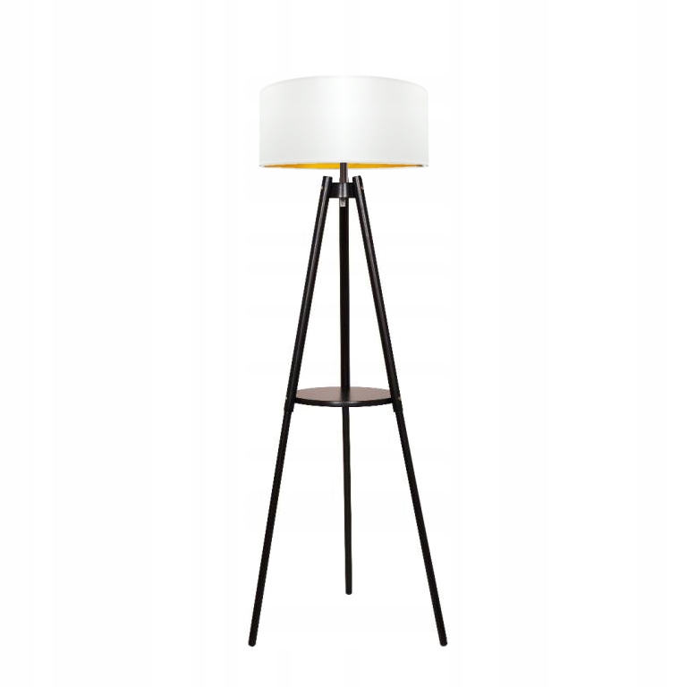 

Lampa Stojąca Podłogowa LS-302 Drewno Abażur