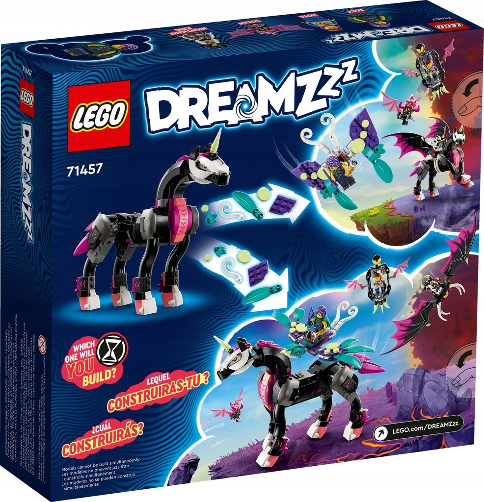 LEGO DREAMZZZ LATAJĄCY KOŃ PEGASUS 2 W 1 PTAK POMOCNIK LUB SKRZYDŁA ZOEY Marka LEGO