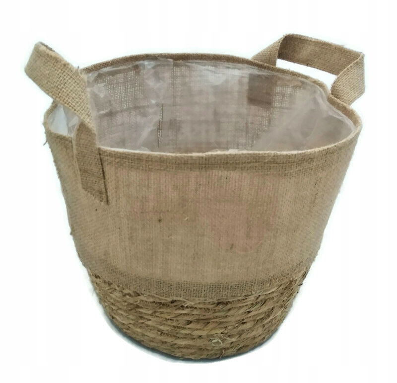 

Osłonka na doniczkę kwiaty Boho juta doniczka 35cm