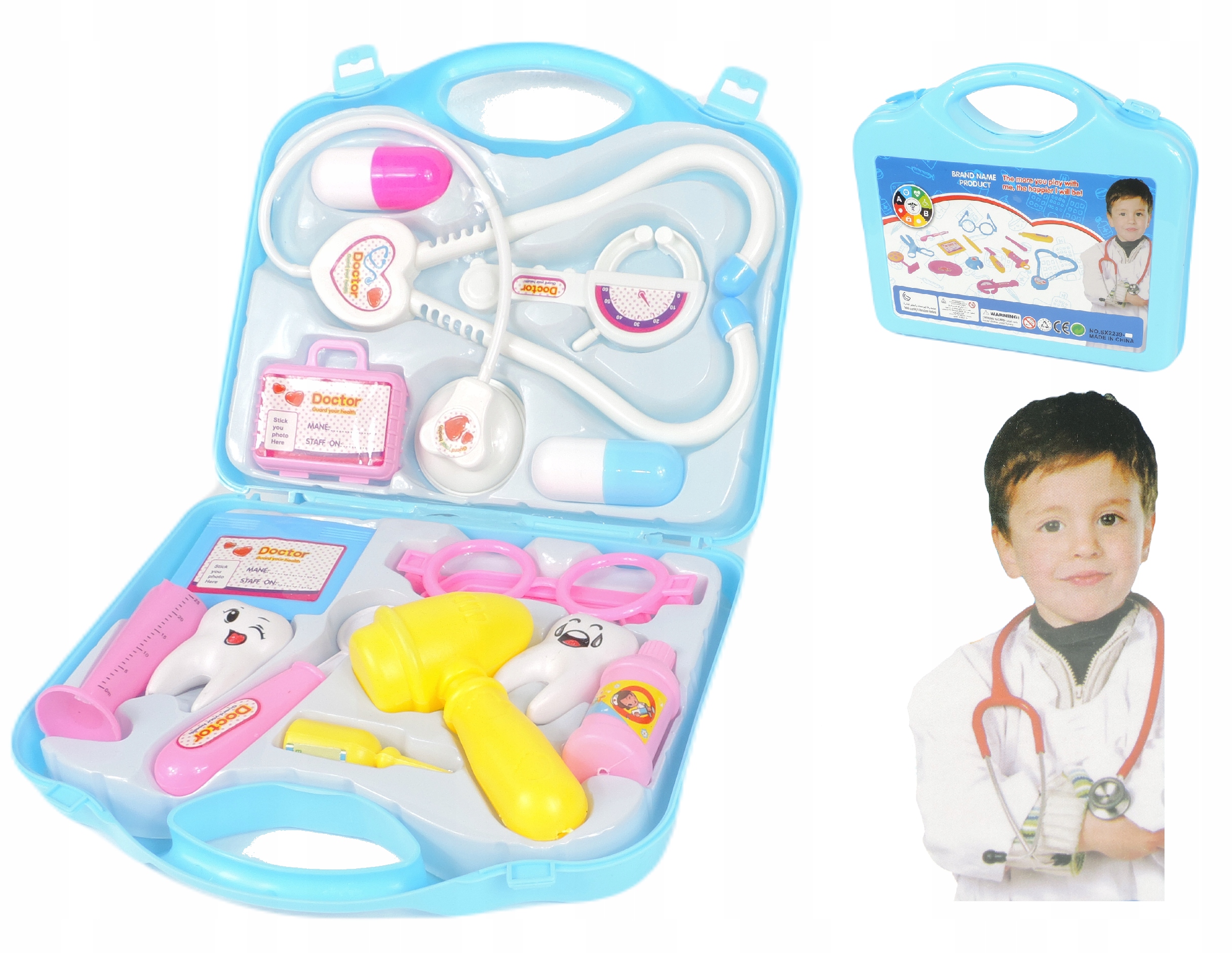 

Zestaw Lekarski Mały Doktor Lekarz Walizka Medyk