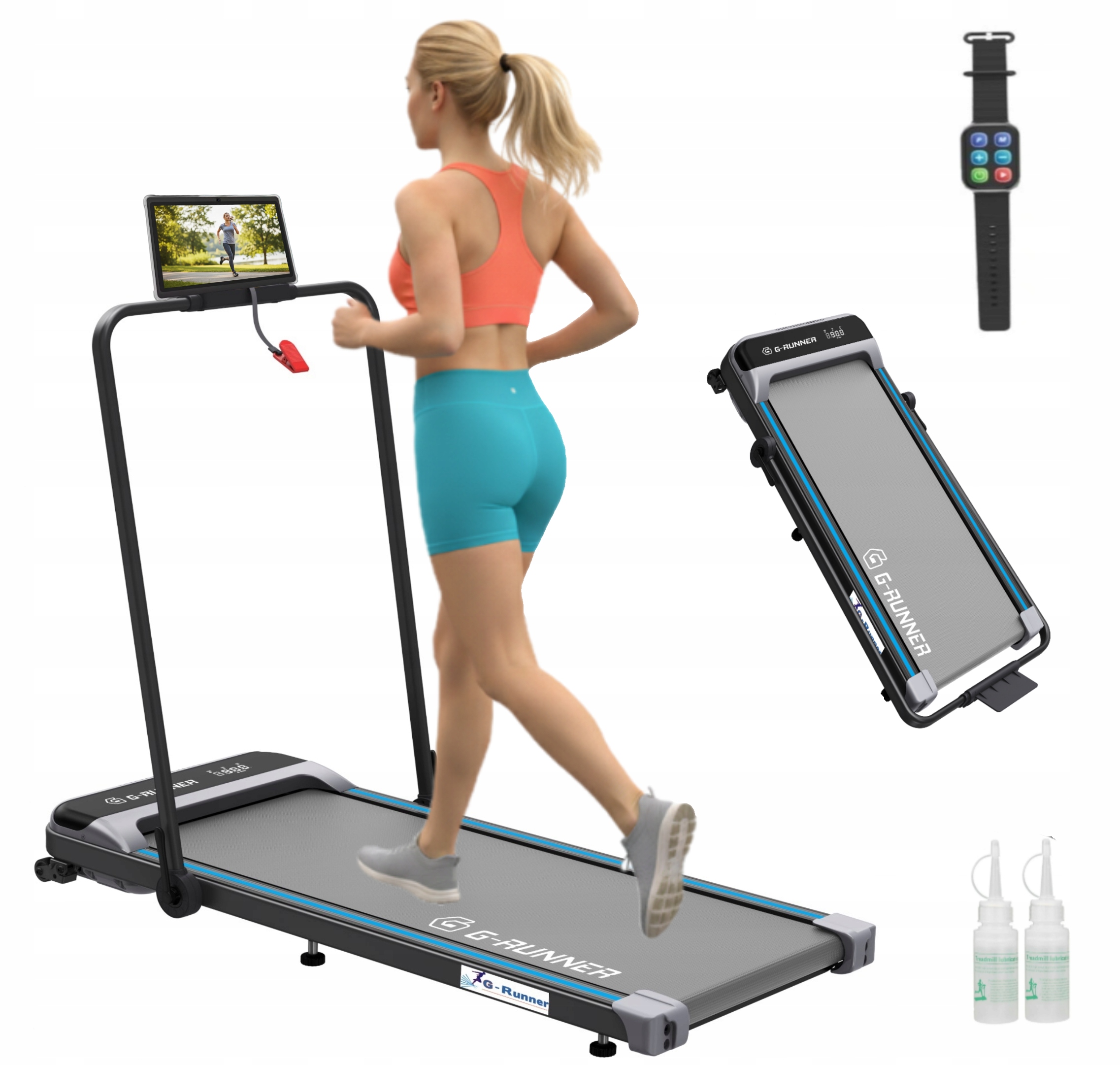 Bieżnia Elektryczna G-runner 460 Składana Pod Łóżko Walkingpad -2w1 12km/h