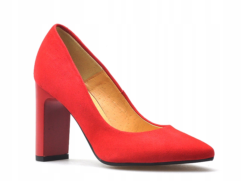 Boty Espirito C-689/111 Červený semiš 36