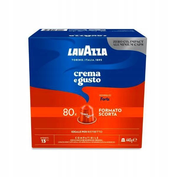 Levně Kapsle pro Nespresso Lavazza Crema e Gusto Forte 80 ks