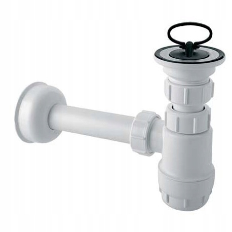 Syfon umywalkowy butelkowy niski 1 1/4"x32mm