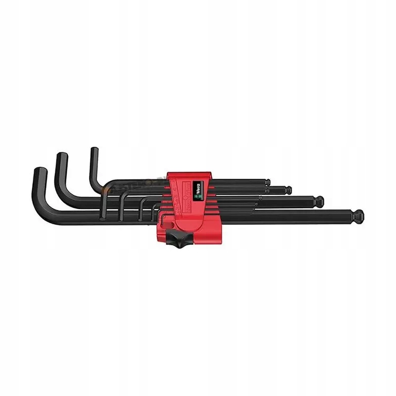 Zestaw kluczy imbusowych, z kulką, metrycznych 1,5-10 mm BlackLaser 950 Pkl