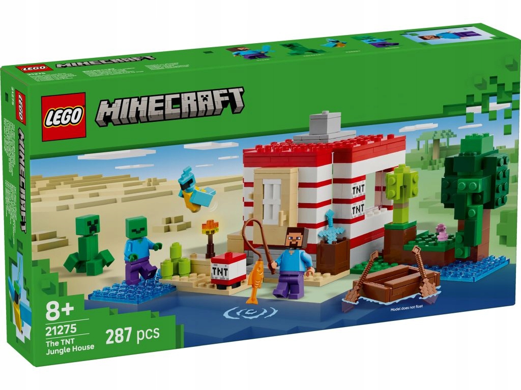 Lego 21275 Minecraft Dům Tnt v džungli