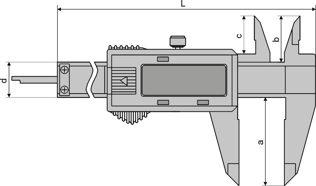 SUWMIARKA DWUSTRONNA LEWA MAUa-E 150 x 40 mm 0.01 Marka Gimex