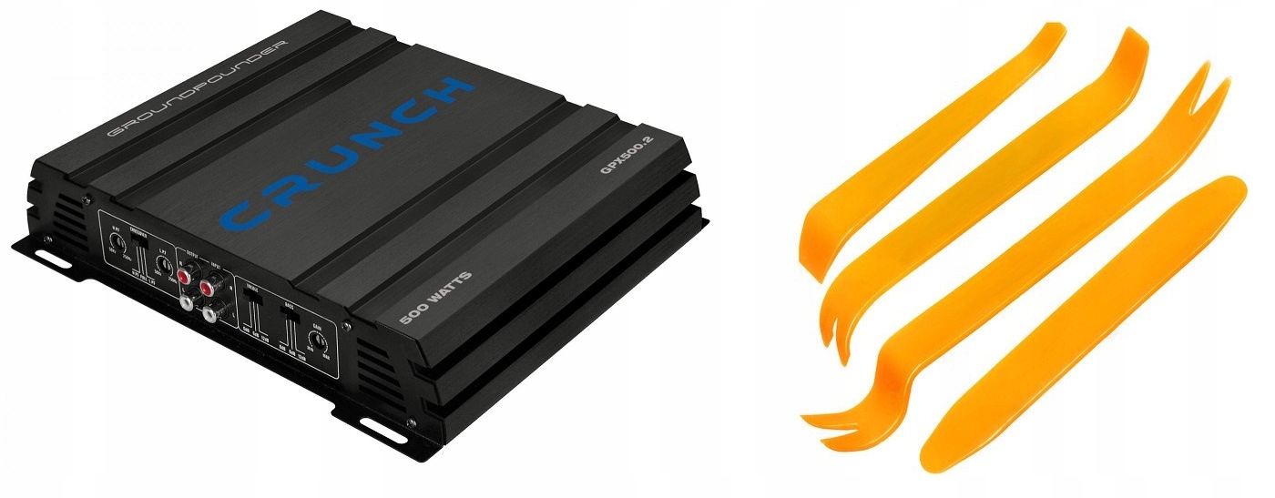 Crunch GPX500.2 automobilový zesilovač 2 kanály 500 W ++ klíče na čalounění