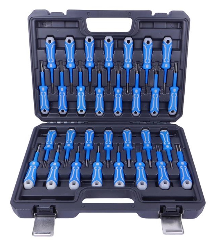 Sada nástrojů pro demontáž spojek a vypínání elektronických kolíků 30 ks