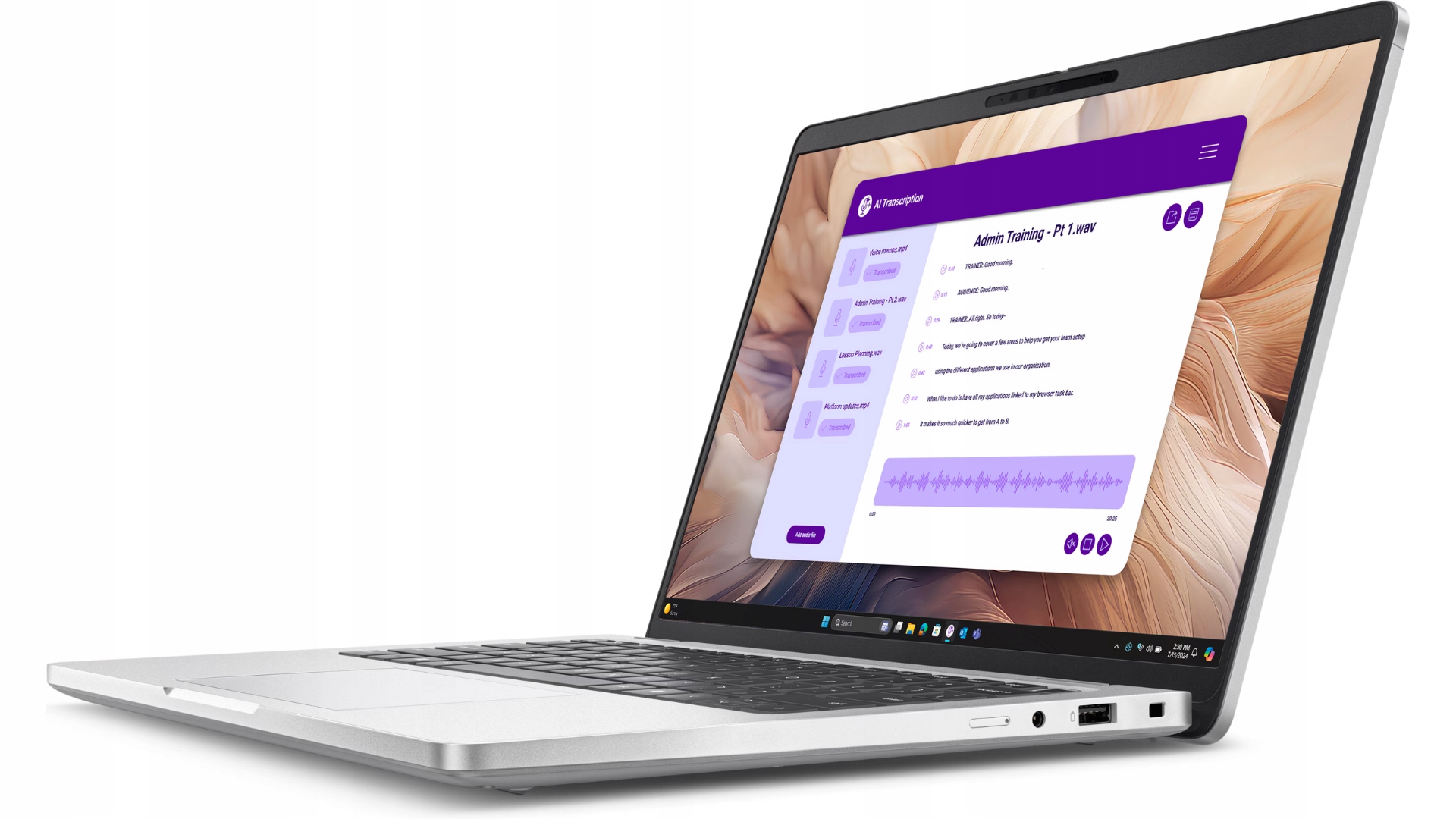 Ultrabook Dell Pro 14 Plus Intel Core Ultra 7 32 GB / 512 GB srebrny